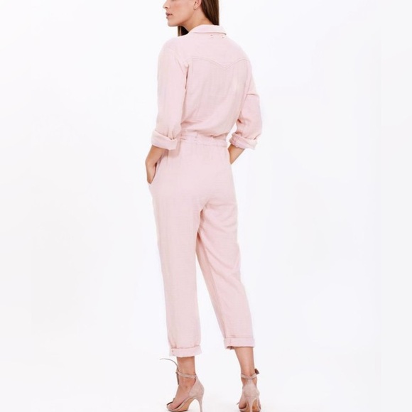 Xirena Truitt Light Pink Cotton Gauze Jumpsuit - Picture 1 of 10